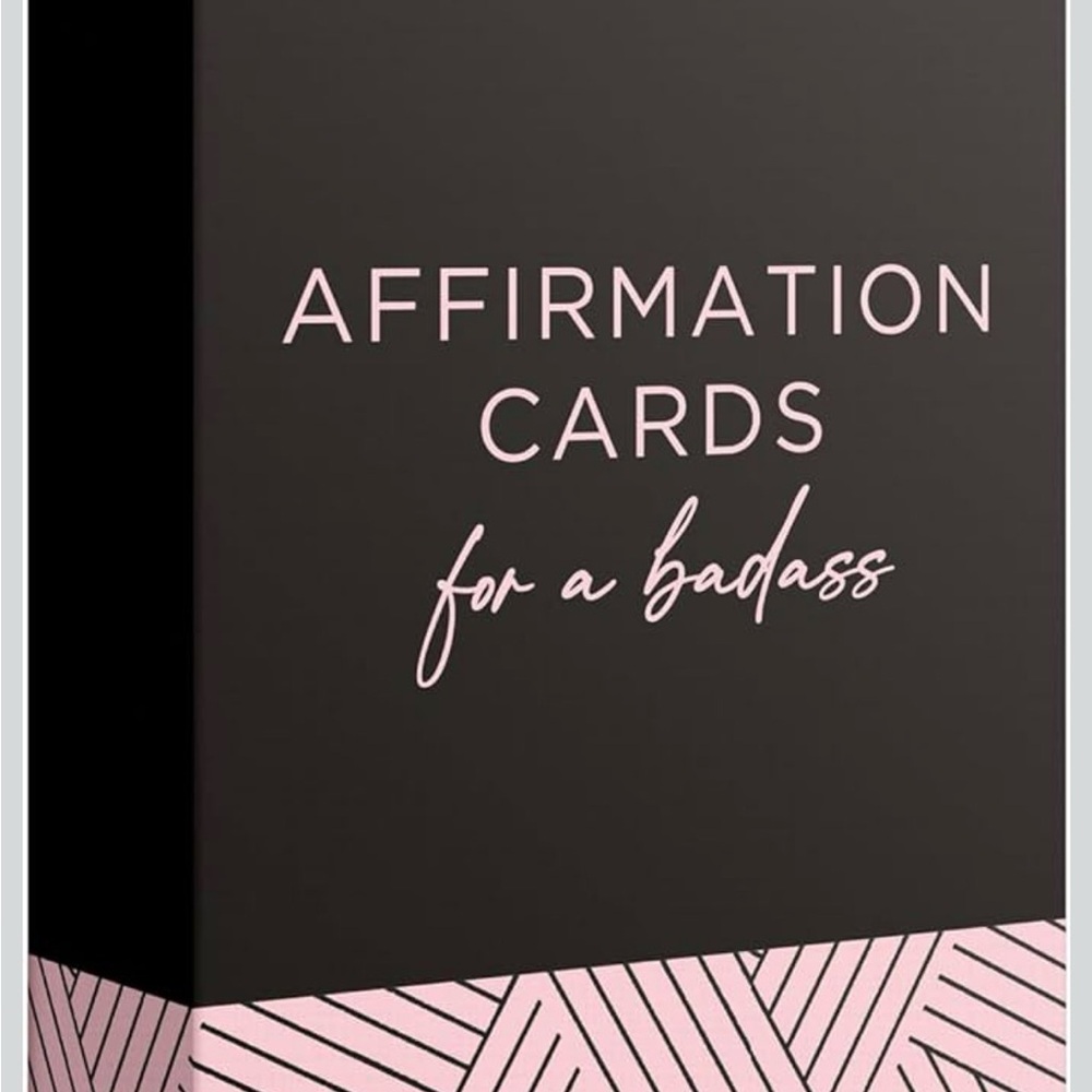 WOMAN’S Empowering Pink Affirmation Cards NEW